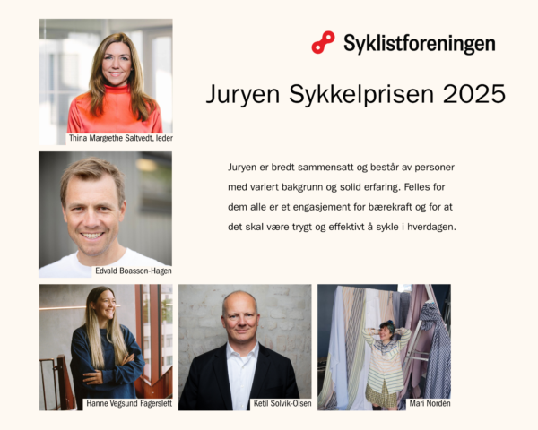 Jurymedlemmer Sykkelprisen kollasjebilde