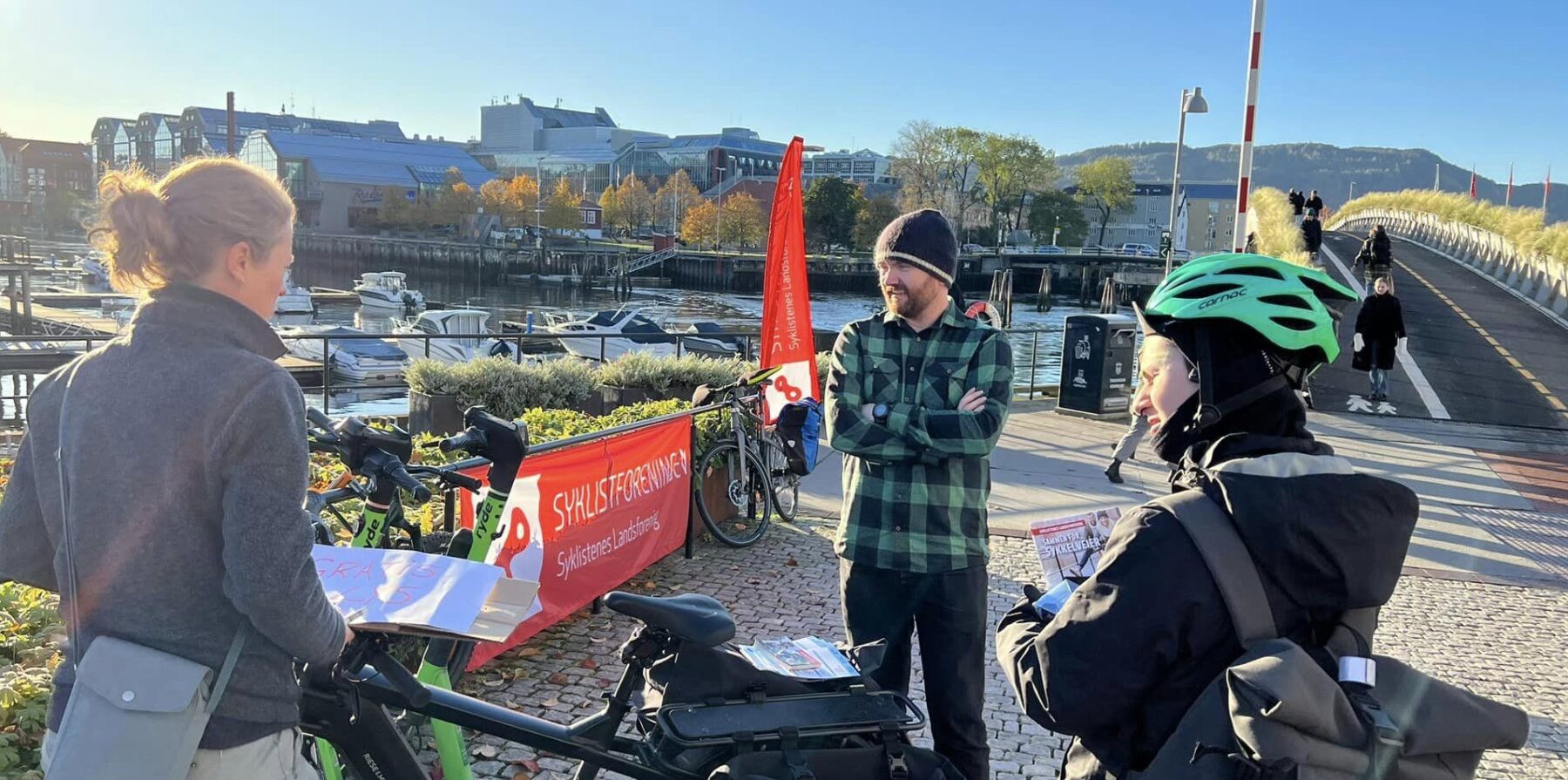 Sykkelaksjon knutepunkt Trondheim