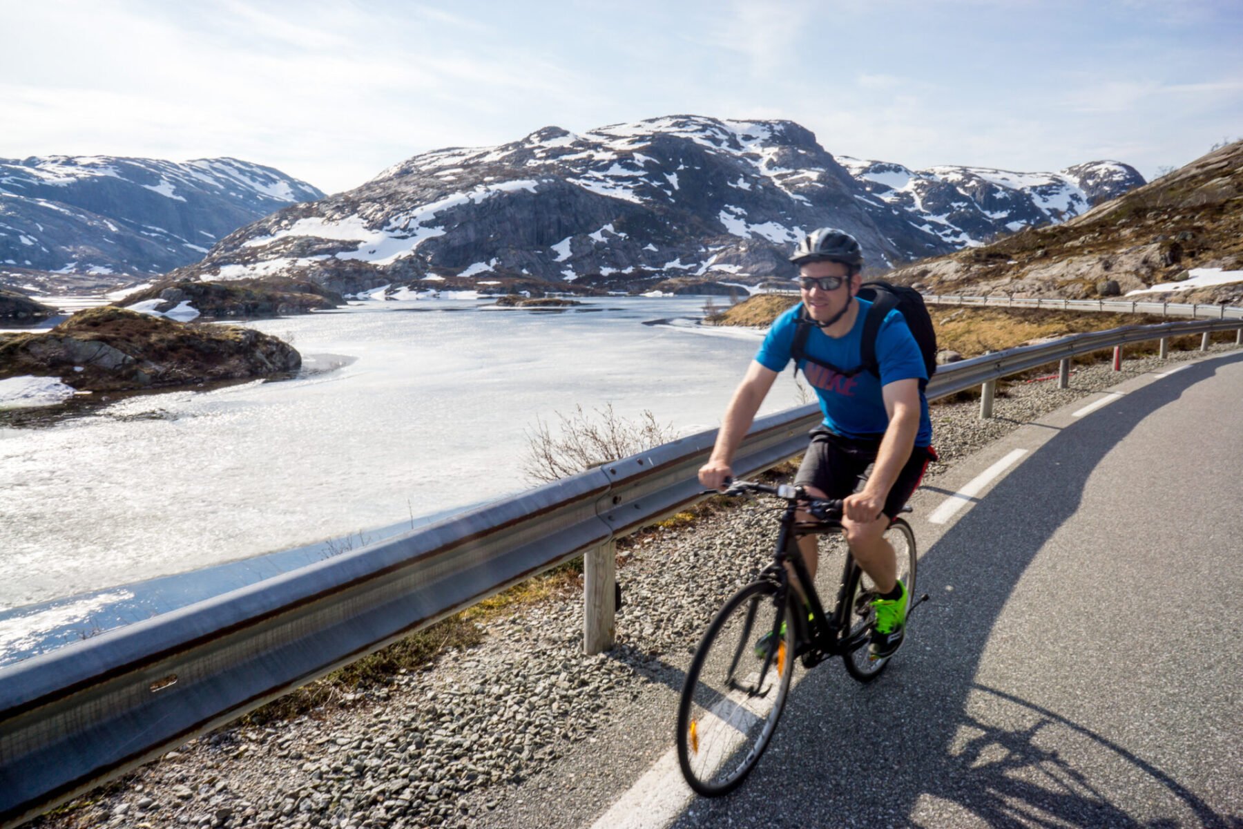 Sykling ved snø